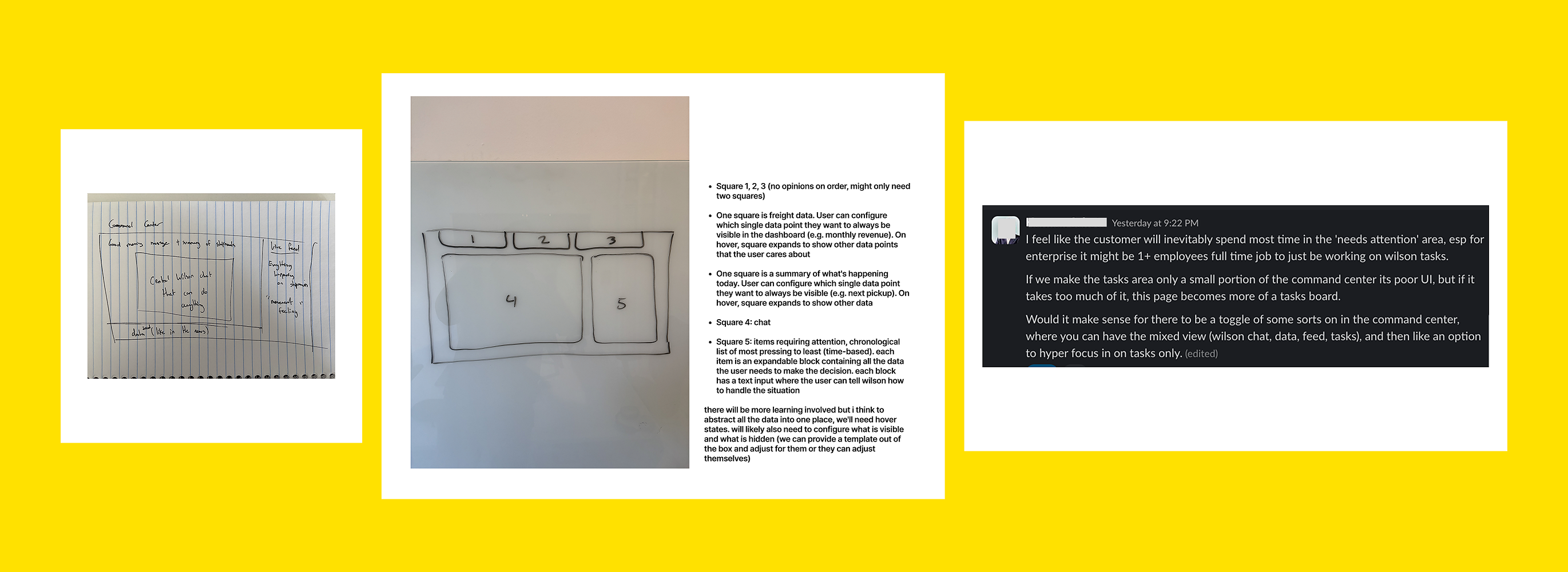 Slack channel for the control tower project