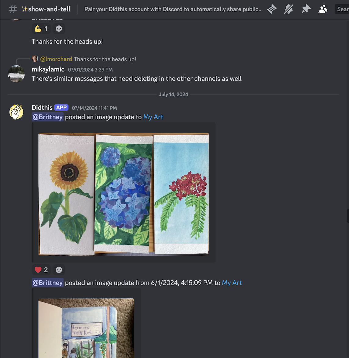 Didthis Discord bot and community server.
