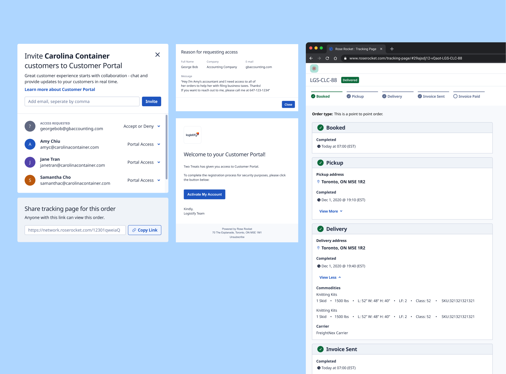 Grac3land profile builder screenshot