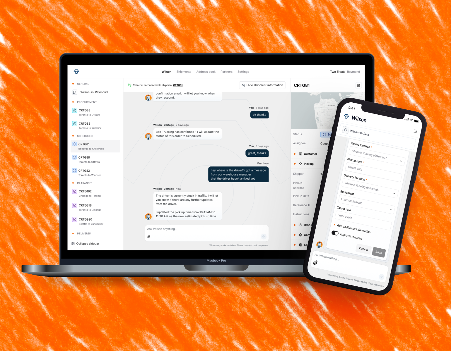 A screenshot of the Wilson module